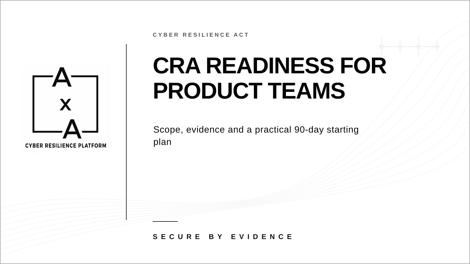 AA-sec cover graphic for a practical Cyber Resilience Act readiness guide